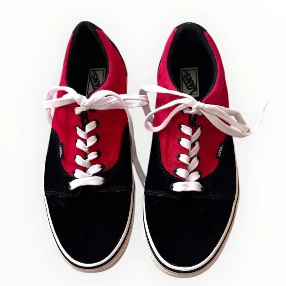 Vans Era 2 Tone Formula One Mens Size 12 Black Red Lace Up Classic Skate Shoes